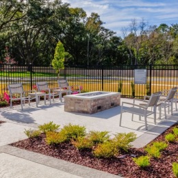 Pull up a chair and enjoy the view! seating around a firepit