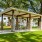 a gazebo in a park